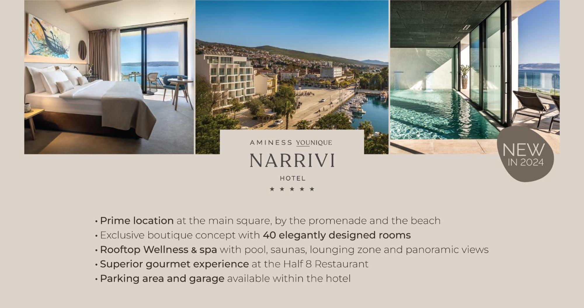 Aminess Younique Narrivi Hotel Crikvenica Esterno foto